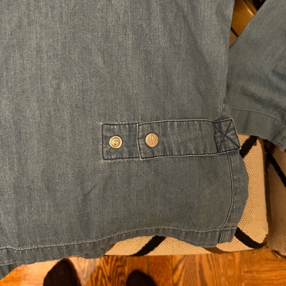 Agnes b. Denim Button Down Shirt - Picture 5 of 5